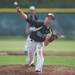 Pioneer's Thomas Hadlock pitches the ball during the fourth inning of their game against Skyline, Tuesday May 28.
Courtney Sacco I AnnArbor.com